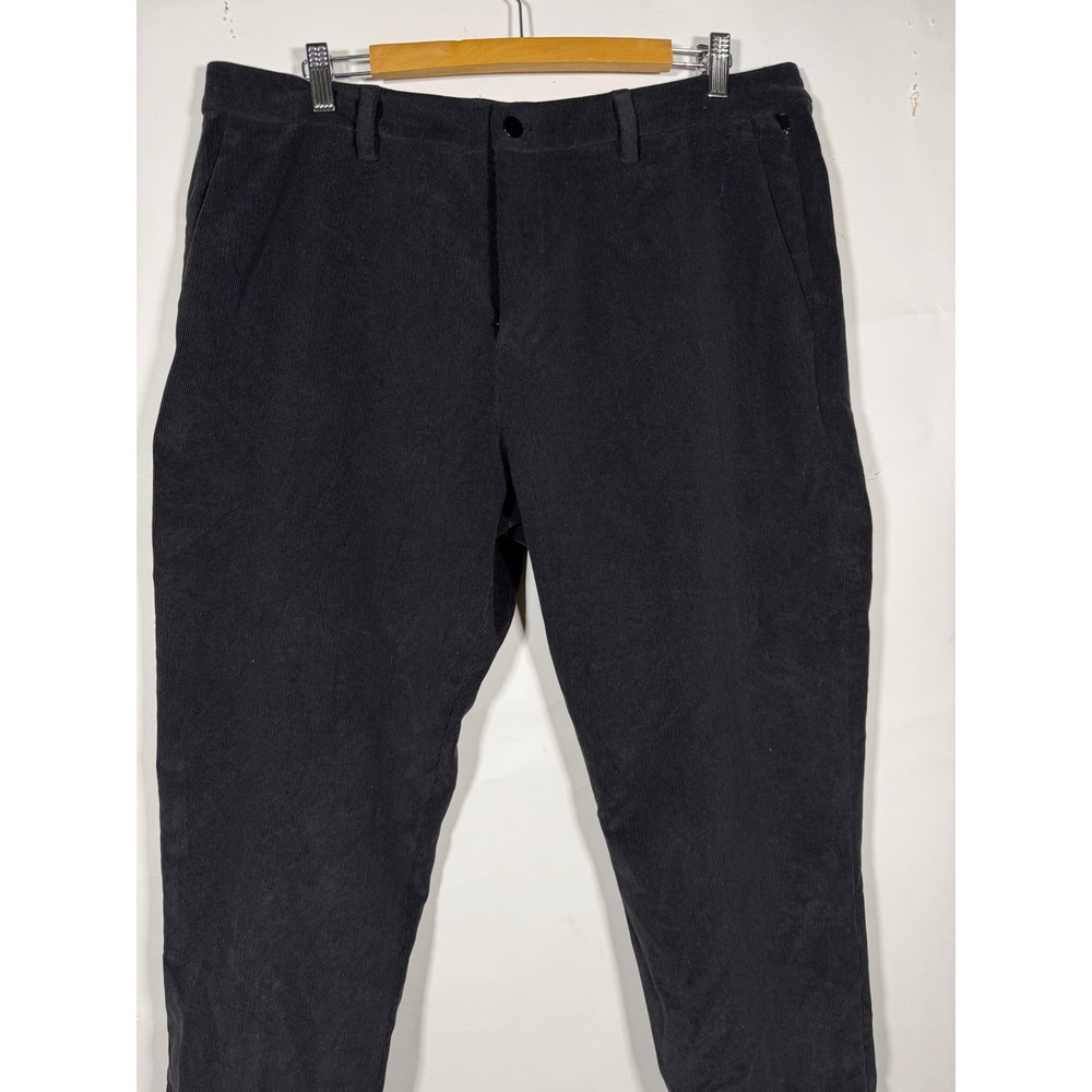 Lululemon Commission Pant Slim Corduroy Black Men's Size 38 LM5BF9S Casual